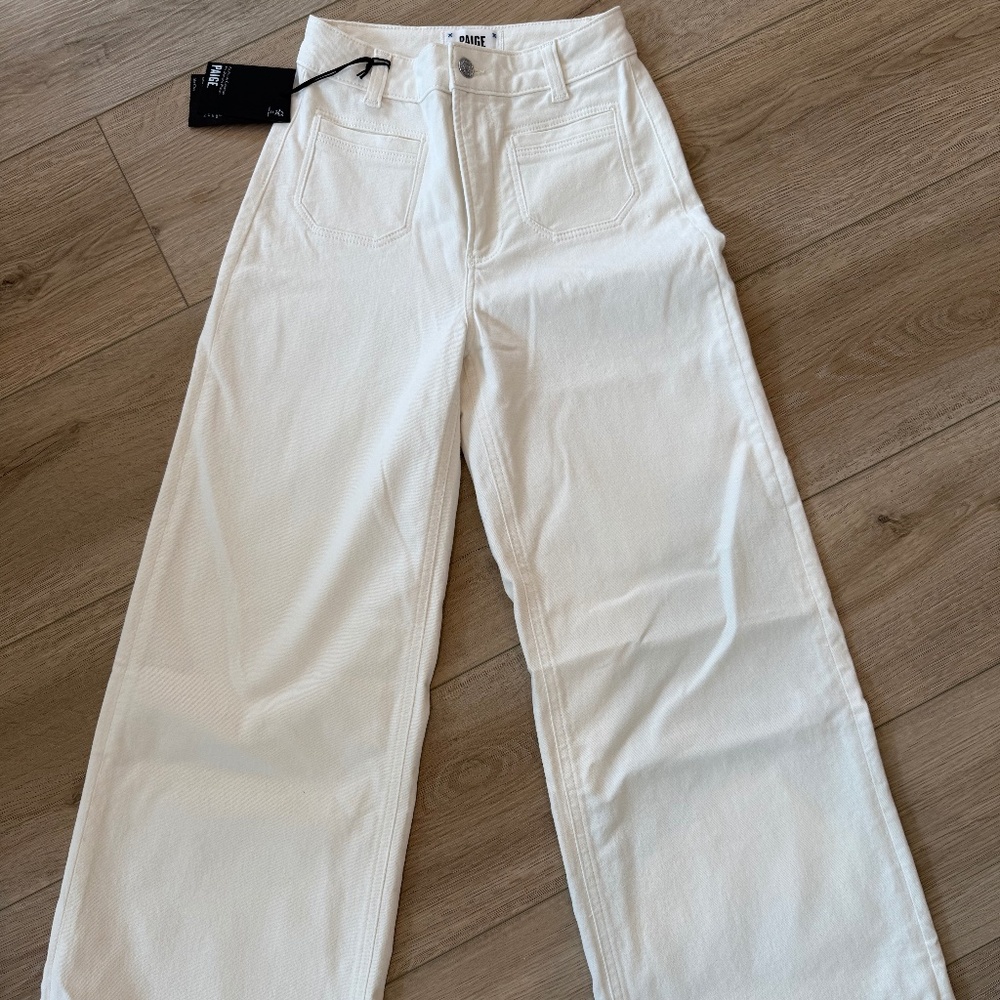 PAIGE Denim Harper Wide leg NWT